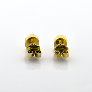 Ohrstecker aus Gelbgold mit Smaragd