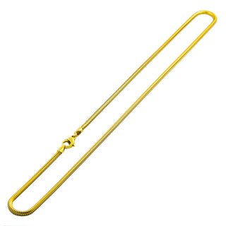 Schlangenkette aus Gelbgold