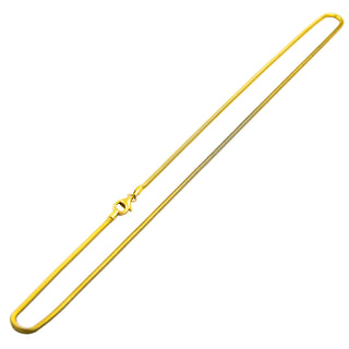 Schlangenkette aus Gelbgold