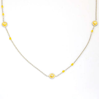 Brillantkette aus Gelbgold/Platin