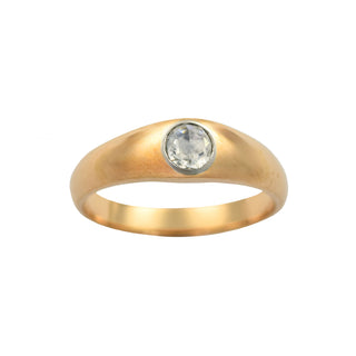 Diamantring aus Roségold/Platin