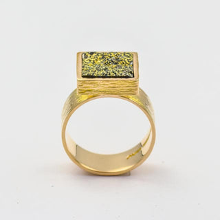 Björn Weckström Ring aus Gelbgold mit Pyrit