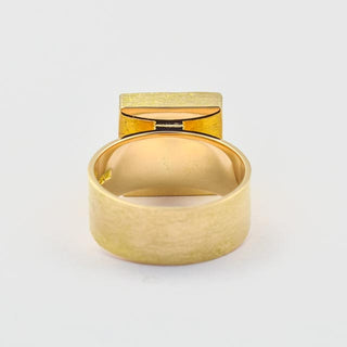 Björn Weckström Ring aus Gelbgold mit Pyrit