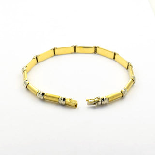 Armband aus Gelb- und Weißgold