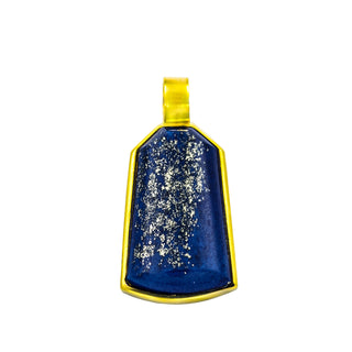 Anhänger aus Gelbgold mit Lapislazuli