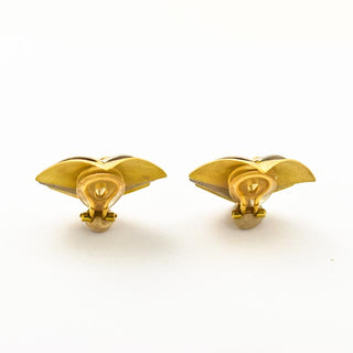 Ohrclips aus Platin/Gold