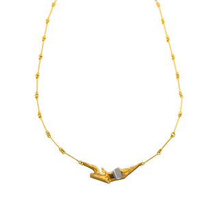 Lapponia Collier aus Gelb- und Weißgold