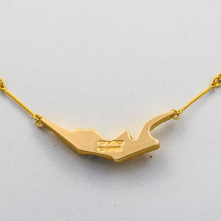 Lapponia Collier aus Gelb- und Weißgold