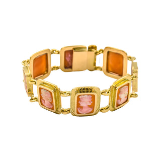 Armband aus Gelbgold mit Kamee/Gemme