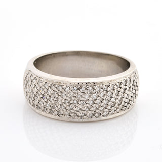 Diamantring aus Weißgold