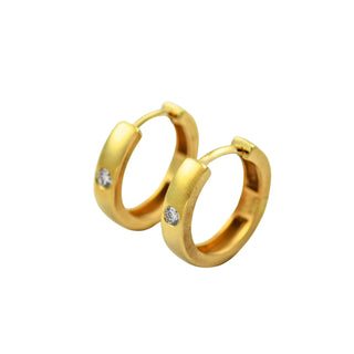 Christ Brillantcreolen aus Gelbgold