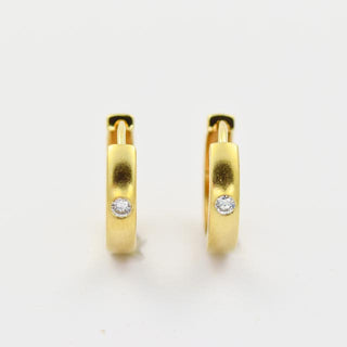 Christ Brillantcreolen aus Gelbgold