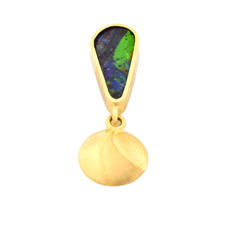 Anhänger aus Gelbgold mit Opal