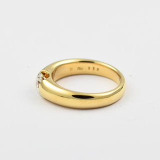 Brillantring aus Gelbgold