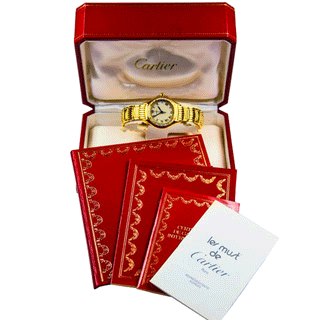 Cartier Cougar Quarzwerk mit Datumsanzeige