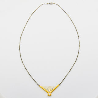 D'OR Diamantcollier aus Platin/Gold