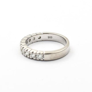 Brillantring aus 585 Weißgold, nachhaltiger second hand Schmuck perfekt aufgearbeitet