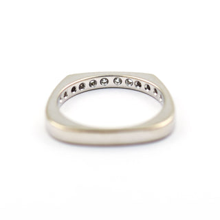 Diamantring aus 585 Weißgold, nachhaltiger second hand Schmuck perfekt aufgearbeitet