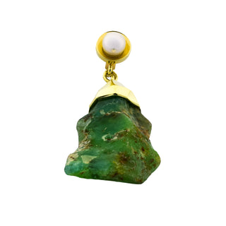 An-/Einhänger aus 585 Gelbgold mit Opal und Perle, nachhaltiger second hand Schmuck perfekt aufgearbeitet