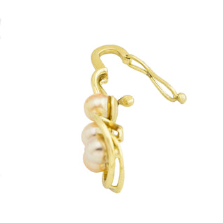 Perlenanhänger aus 585 Gelbgold, nachhaltiger second hand Schmuck perfekt aufgearbeitet