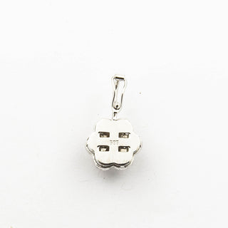 An-/Einhänger aus 585 Weißgold mit Perle und Diamant, nachhaltiger second hand Schmuck perfekt aufgearbeitet