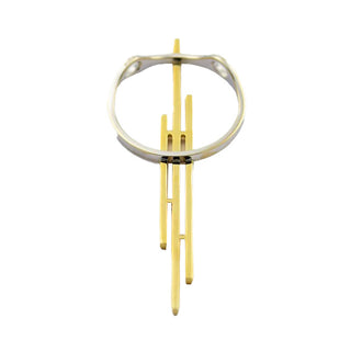 Brillantanhänger aus 585 Gelb- und Weißgold, nachhaltiger second hand Schmuck perfekt aufgearbeitet