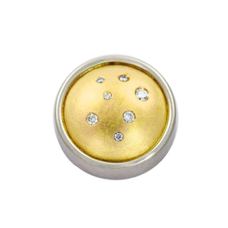 Brillantanhänger aus 585 Gelb- und Weißgold, nachhaltiger second hand Schmuck perfekt aufgearbeitet