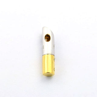 Diamantanhänger aus 750 Gelb- und Weißgold, nachhaltiger second hand Schmuck perfekt aufgearbeitet