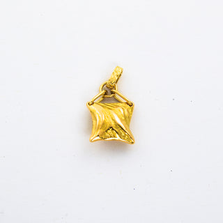 Anhänger aus 750 Gelbgold mit Brillant, nachhaltiger second hand Schmuck perfekt aufgearbeitet