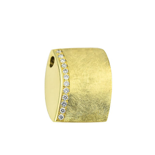 Brillantanhänger aus 585 Gelbgold, nachhaltiger second hand Schmuck perfekt aufgearbeitet