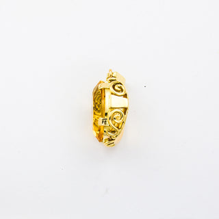 Anhänger aus 585 Gelbgold mit Citrin, nachhaltiger second hand Schmuck perfekt aufgearbeitet