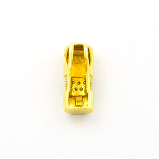 Diamantanhänger aus 585 Gelbgold, nachhaltiger second hand Schmuck perfekt aufgearbeitet