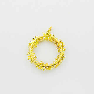 Perlenanhänger aus 585 Gelbgold, nachhaltiger second hand Schmuck perfekt aufgearbeitet