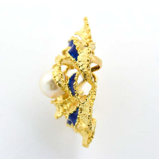 Perlenanhänger aus 750 Gelbgold, nachhaltiger second hand Schmuck perfekt aufgearbeitet