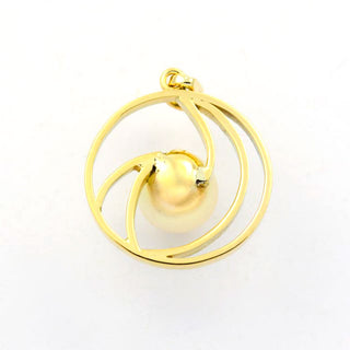 Perlenanhänger aus 585 Gelbgold, nachhaltiger second hand Schmuck perfekt aufgearbeitet