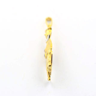 Rubinanhänger Clown aus 585 Gelbgold mit Saphir und Diamant, nachhaltiger second hand Schmuck perfekt aufgearbeitet