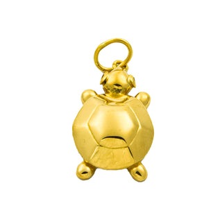 Anhänger Schildkröte aus 750 Gelbgold, nachhaltiger second hand Schmuck perfekt aufgearbeitet