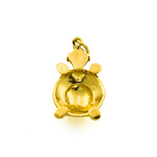 Anhänger Schildkröte aus 750 Gelbgold, nachhaltiger second hand Schmuck perfekt aufgearbeitet