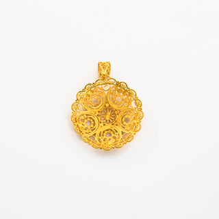 Anhänger aus 585 Gelbgold, nachhaltiger second hand Schmuck perfekt aufgearbeitet