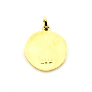 Manuel Vaccari Anhänger aus 750 Gelbgold, nachhaltiger second hand Schmuck perfekt aufgearbeitet