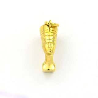 Anhänger Nofretete aus 585 Gelbgold, nachhaltiger second hand Schmuck perfekt aufgearbeitet