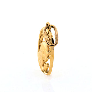 Anhänger Madonna aus 585 Roségold, nachhaltiger second hand Schmuck perfekt aufgearbeitet