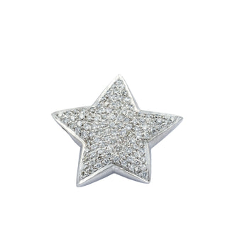 Christ Brillantanhänger Stern aus 585 Weißgold, nachhaltiger second hand Schmuck perfekt aufgearbeitet