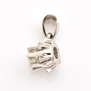 Brillantanhänger aus 585 Weißgold, nachhaltiger second hand Schmuck perfekt aufgearbeitet