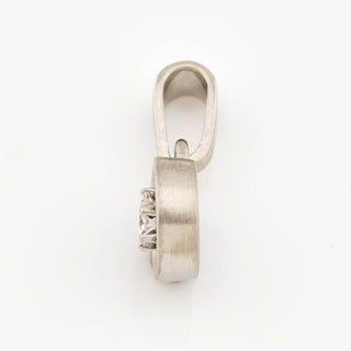 Brillantanhänger aus 585 Weißgold, nachhaltiger second hand Schmuck perfekt aufgearbeitet