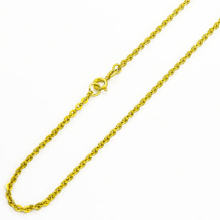 Ankerkette aus 585 Gelbgold, nachhaltiger second hand Schmuck perfekt aufgearbeitet