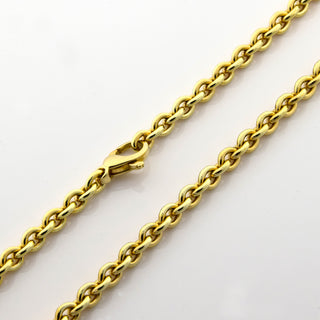 Ankerkette aus 585 Gelbgold, nachhaltiger second hand Schmuck perfekt aufgearbeitet