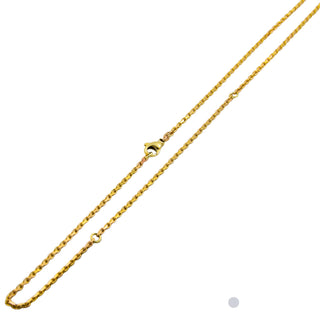 FBM Ankerkette aus 585 Gelbgold, nachhaltiger second hand Schmuck perfekt aufgearbeitet