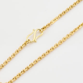 Ankerkette aus 585 Roségold, nachhaltiger second hand Schmuck perfekt aufgearbeitet