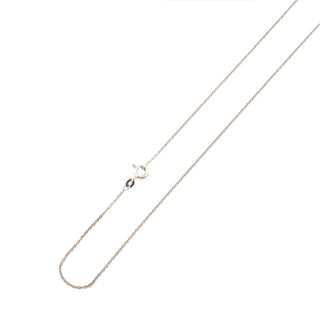 FBM Ankerkette aus 585 Weißgold, nachhaltiger second hand Schmuck perfekt aufgearbeitet